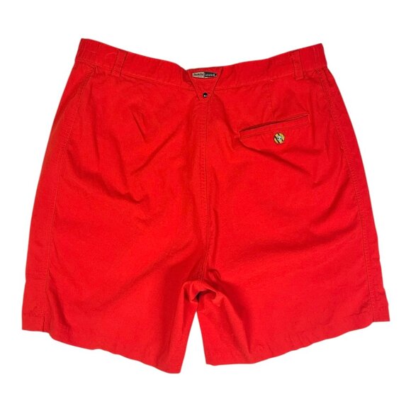 Jamie Sadock Size 12 Red High-Waisted Golf Shorts - Picture 7 of 11